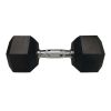 Gymenist, 25lb Rubber Hex Dumbbell, Pair