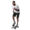 Mini Stepper with Monitor - Low Impact Black and Gray Stepper- Great Design for at Home Workouts - Step