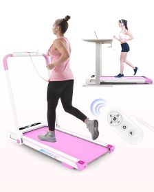 FYC 2 in 1 Under Desk Treadmill - 2.5 HP Folding Treadmill for Home; Installation-Free Foldable Treadmill Compact Electric Running Machine; Remote Con