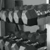Gymenist, 25lb Rubber Hex Dumbbell, Pair