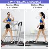 FYC 2 in 1 Under Desk Treadmill - 2.5 HP Folding Treadmill for Home;  Installation-Free Foldable Treadmill Compact Electric Running Machine;  Remote C
