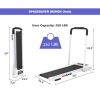 2 in 1 Under Desk Treadmill - 2.5 HP Folding Treadmill for Home; Installation-Free Foldable Treadmill Compact Electric Running Machine; Remote Control